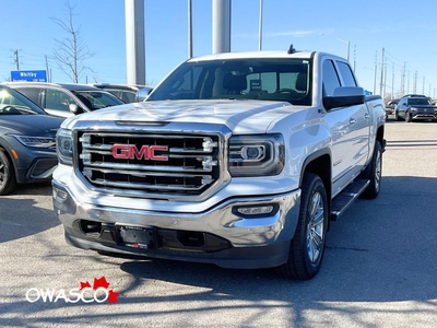 Used 2018 GMC Sierra 1500 5.3L SLT! Crew Cab! V8! Clean CarFax! for Sale in Whitby, Ontario
