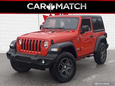 Used 2018 Jeep Wrangler SPORT S / LEATHER / HTD SEATS / REVERSE CAM for Sale in Cambridge, Ontario
