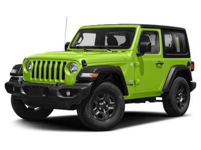 Used 2021 Jeep Wrangler Sport SARGE GREEN CLEAN CARFAX ONE OWNER LOW KMS TAN INTERIOR CUSTOM WHEELS for Sale in Barrie, Ontario