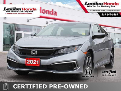 2021 Honda Civic Sedan Lx | Cert