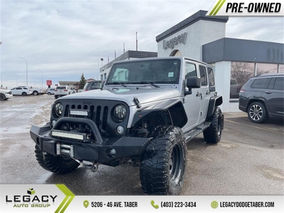 Used Jeep Wrangler Unlimited 2014 for sale in Taber, Alberta
