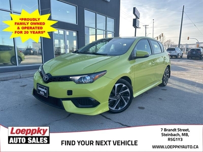 Used Toyota Corolla iM 2017 for sale in Steinbach, Manitoba
