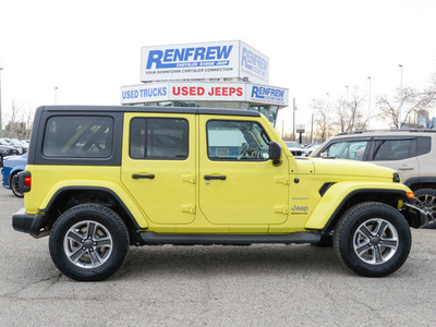 2023 Jeep Wrangler Sahara 4x4, Nav, Remote Start, Heated Seats