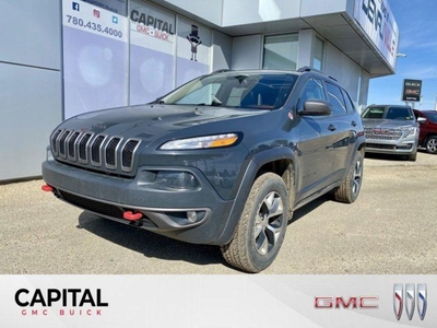 Used 2017 Jeep Cherokee TRAILHAWK LEATHER Plus Pkg 4WD * PANORAMIC SUNROOF * 3.2L V6 * HEATED SEATS * for Sale in Edmonton, Alberta