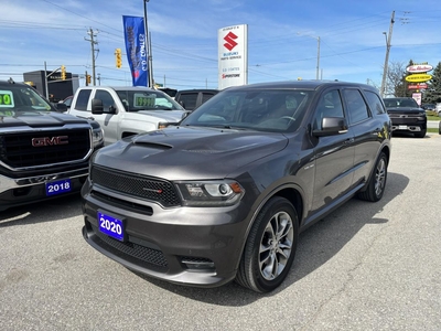 Used 2020 Dodge Durango R/T AWD ~HEMI ~8-Speed ~Nav ~Cam ~Leather ~Roof for Sale in Barrie, Ontario
