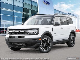 New 2024 Ford Bronco Sport Outer Banks Factory Order - Arriving Soon - 4WD Moonroof Tow Package Remote Start for Sale in Winnipeg, Manitoba