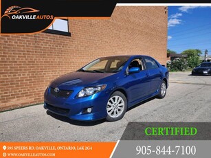 Used 2009 Toyota Corolla 4dr Sdn SE for Sale in Oakville, Ontario