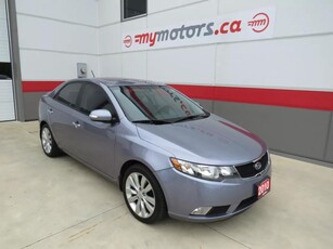 Used 2010 Kia Forte SX (**LOW KM**A/C**LEATHER**SUNROOF**ALLOY RIMS**HEATED SEATS**CRUISE CONTROL**BLUETOOTH**DIGITAL CLIMATE CONTROL**) for Sale in Tillsonburg, Ontario
