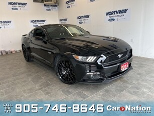 Used 2015 Ford Mustang GT PREMIUM BORLA EXHAUST LEATHER 6 SPEED M/T for Sale in Brantford, Ontario