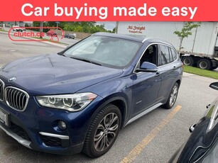 Used 2016 BMW X1 xDrive28i AWD w/ Heated Front Seats, Power Panoramic Sunroof, Heated Steering Wheel for Sale in Toronto, Ontario