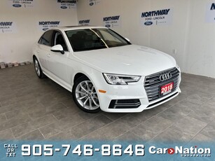 Used 2018 Audi A4 PROGRESSIV AWD LEATHER SUNROOF NAVIGATION for Sale in Brantford, Ontario