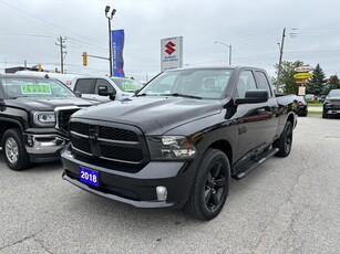 Used 2018 RAM 1500 Express 4x4 Quad Cab ~Bluetooth ~Backup Camera for Sale in Barrie, Ontario