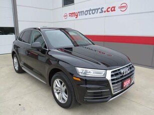 Used 2020 Audi Q5 Komfort (**LOW KM**LEATHER**AWD**ALLOY RIMS**FOG LIGHTS**PUSH BUTTON START**REVERSE CAMERA**PARKING CENSORS**HEATED SEATS**DUAL CLIMATE CONTROL**POWER DRIVER AND PASSENGER SEAT**BLUETOOTH**CRUISE CONTROL**) for Sale in Tillsonburg, Ontario