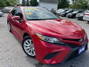 Used 2020 Toyota Camry SE, Leather, Heated Seats, Low Kms. for Sale in Kitchener, Ontario