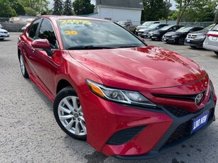 Used 2020 Toyota Camry SE, Leather, Heated Seats, Low Kms. for Sale in St Catharines, Ontario