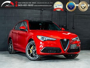 Used 2021 Alfa Romeo Stelvio Ti Sport/PANO/NAV/HARMON K/NO ACCIDENT for Sale in Vaughan, Ontario