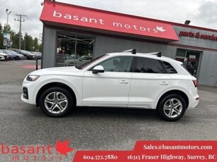 Used 2021 Audi Q5 Low KMs, Carplay, Backup Cam, Heated Seats!! for Sale in Surrey, British Columbia