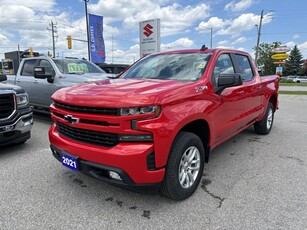 Used 2021 Chevrolet Silverado 1500 4x4 Crew Cab RST ~Bluetooth ~Backup Cam ~CarPlay for Sale in Barrie, Ontario