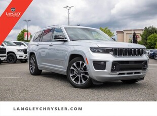 Used 2022 Jeep Grand Cherokee L Overland Leather Pano- Sunroof Navi Backup Cam for Sale in Surrey, British Columbia