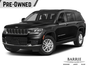 Used 2024 Jeep Grand Cherokee L Summit PLATINUM WARRANTY INCLUDED MASSAGE FRONT SEATS HEATED & COOLED FRONT SEATS PANORAMIC SUNRROF for Sale in Barrie, Ontario