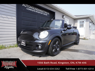 2012 Mini Cooper CLEAN CARFAX - SOFT TOP - VERY LOW KM FOR YEAR