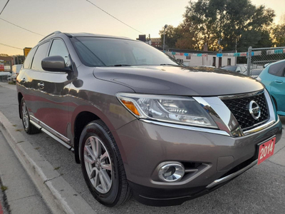 2014 Nissan Pathfinder SL-4WD- ONLY 81K-NAVI-BK UP CAM-LEATHER-