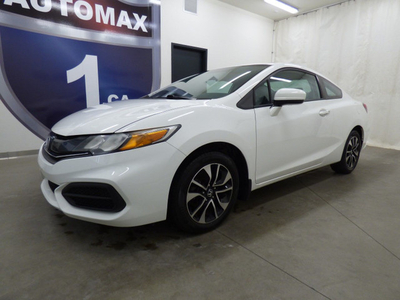 2015 HONDA CIVIC COUPE EX, AUTOMATIQUE, JAMAIS ACCIDENTÉ, FULL!!