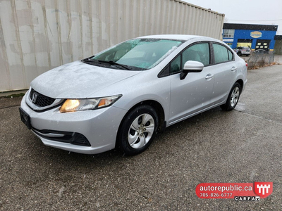 2015 Honda Civic LX Certified Extended Warranty No Accidents