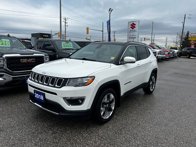 2018 Jeep Compass Limited 4x4 ~Heated Seat+Steering ~Backup Cam