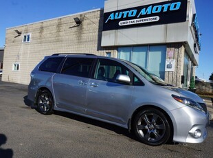 Used 2016 Toyota Sienna SE V6 CERTIFIED *8 SEATS*ACCIDENT FREE* CAMERA BLUETOOTH LEATHER HEATED SEATS CRUISE ALLOYS for Sale in Burlington, Ontario