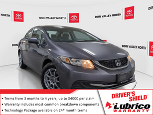 2015 Honda Civic | $11,588 | 142,935 km | Gas Sedan for sale by Don Valley North Toyota | Markham, ON