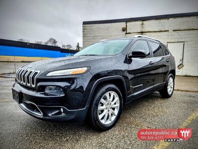 Used 2015 Jeep Cherokee Limited V6 AWD Certified Sunroof Nav Leather Heate for Sale in Orillia, Ontario