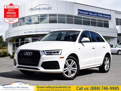 Used 2016 Audi Q3 2.0T Technik - Sunroof - Leather Seats - $115.23 for Sale in Abbotsford, British Columbia