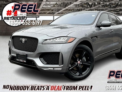 Used 2020 Jaguar F-PACE Checkered Flag Leather Panoroof Meridian AWD for Sale in Mississauga, Ontario