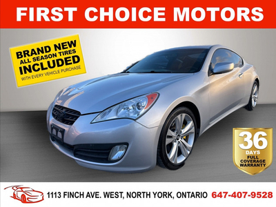2011 HYUNDAI GENESIS COUPE TURBO ~MANUAL, FULLY CERTIFIED WITH W