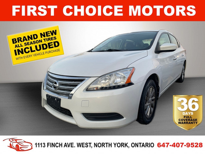 2015 NISSAN SENTRA SV ~AUTOMATIC, FULLY CERTIFIED WITH WARRANTY!