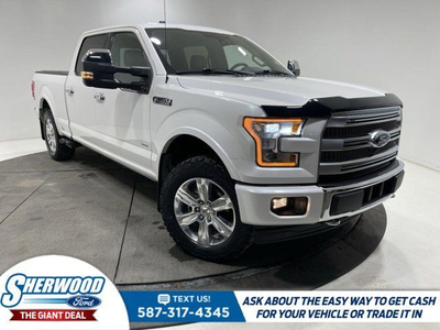2017 Ford F-150 Platinum 4x4 - $0 Down $222 Weekly, Remote Start
