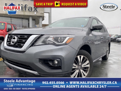 2018 Nissan Pathfinder S 4wd - LEATHER - SUNROOF - 3rd ROW !!