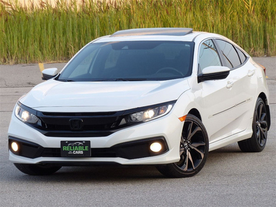 2019 Honda Civic SPORT,NO-ACCIDENT,HONDA SENSING,LOADED,SUNROOF