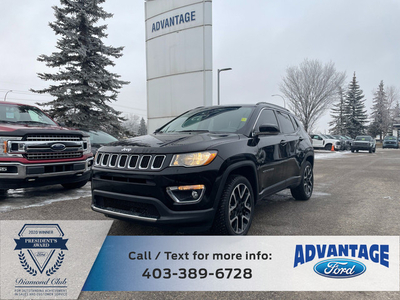 2019 Jeep Compass Limited Heated Steering Wheel, Keyless Entr...