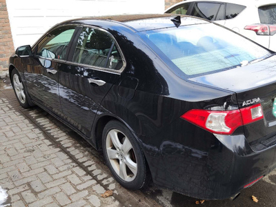 Black 2009 Acura TSX Premium - 274,000 km with safety