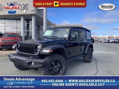 New 2024 Jeep Wrangler Willys for Sale in Halifax, Nova Scotia