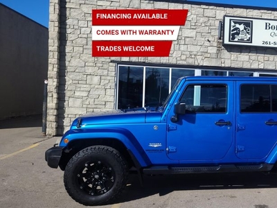 Used 2015 Jeep Wrangler Unlimited 4WD 4dr Sahara/LEATHER/NAVIGATION/CAR STARTER for Sale in Calgary, Alberta