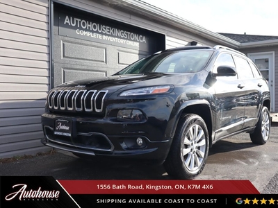 Used 2016 Jeep Cherokee Overland LEATHER - PANORAMIC MOONROOF - REMOTE START for Sale in Kingston, Ontario