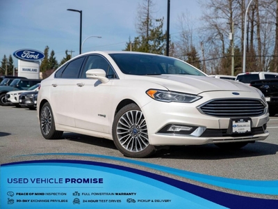 Used 2017 Ford Fusion Hybrid Titanium TRI COAT PAINT ROOF LEATHER for Sale in Surrey, British Columbia