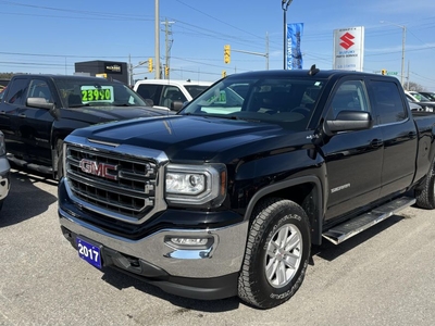 Used 2017 GMC Sierra 1500 SLE Crew Cab 4x4 ~Bluetooth ~Backup Cam ~Bed Liner for Sale in Barrie, Ontario