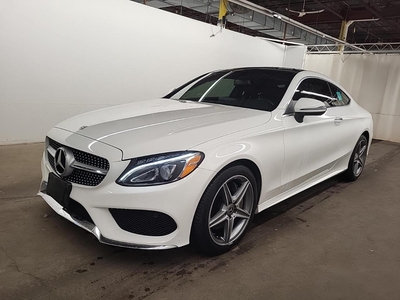 Used 2018 Mercedes-Benz C-Class C300 4MATIC COUPE Pearl White / Leather / Sunroof / Navi / Memory Seats for Sale in Mississauga, Ontario