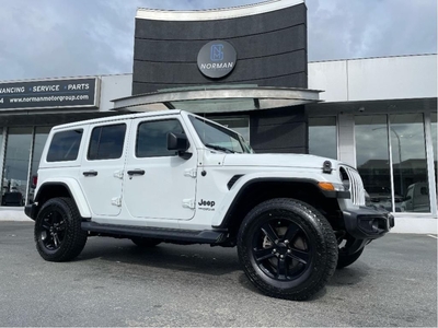 Used 2021 Jeep Wrangler Unlimited Altitude 2.0T HEATED LEATHER HARD-TOP CA for Sale in Langley, British Columbia