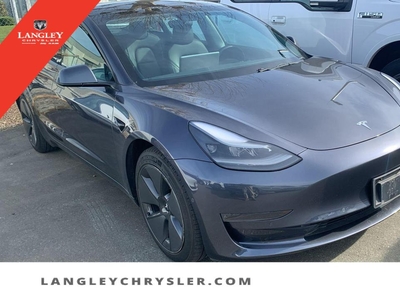Used 2021 Tesla Model 3 Standard Range Plus Low KM Locally Driven Leather for Sale in Surrey, British Columbia