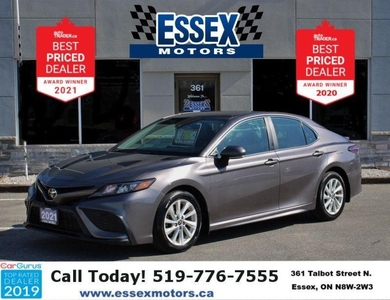 Used 2021 Toyota Camry SE*Heated Leather*Bluetooth*Rear Cam*2.5L-4cyl for Sale in Essex, Ontario